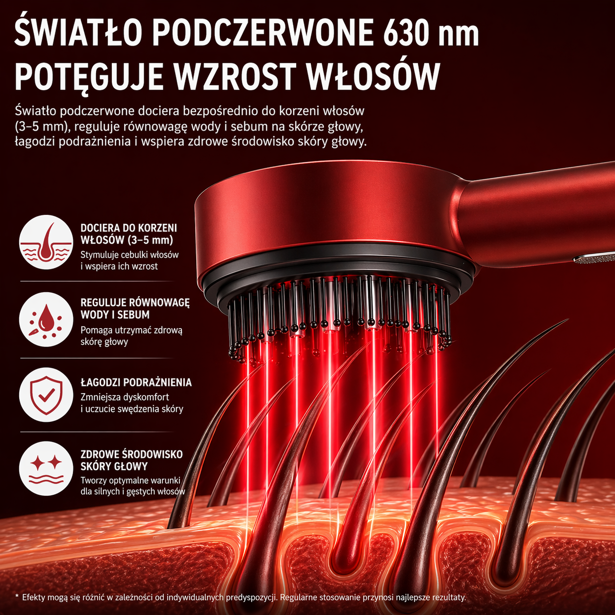 Magiczna Szczotka do Masażu Włosów